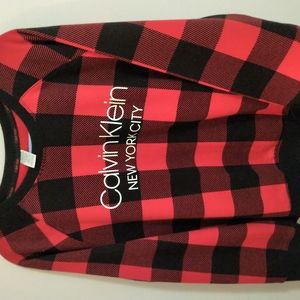 CALVIN KLEIN New York Womens Top XL